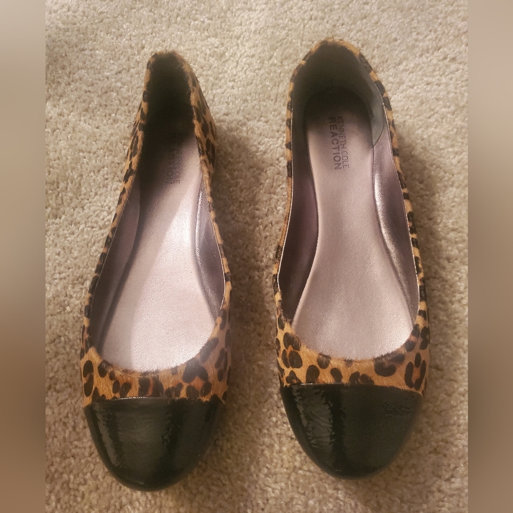Kenneth Cole Women's Flat Leopard Print Shoes